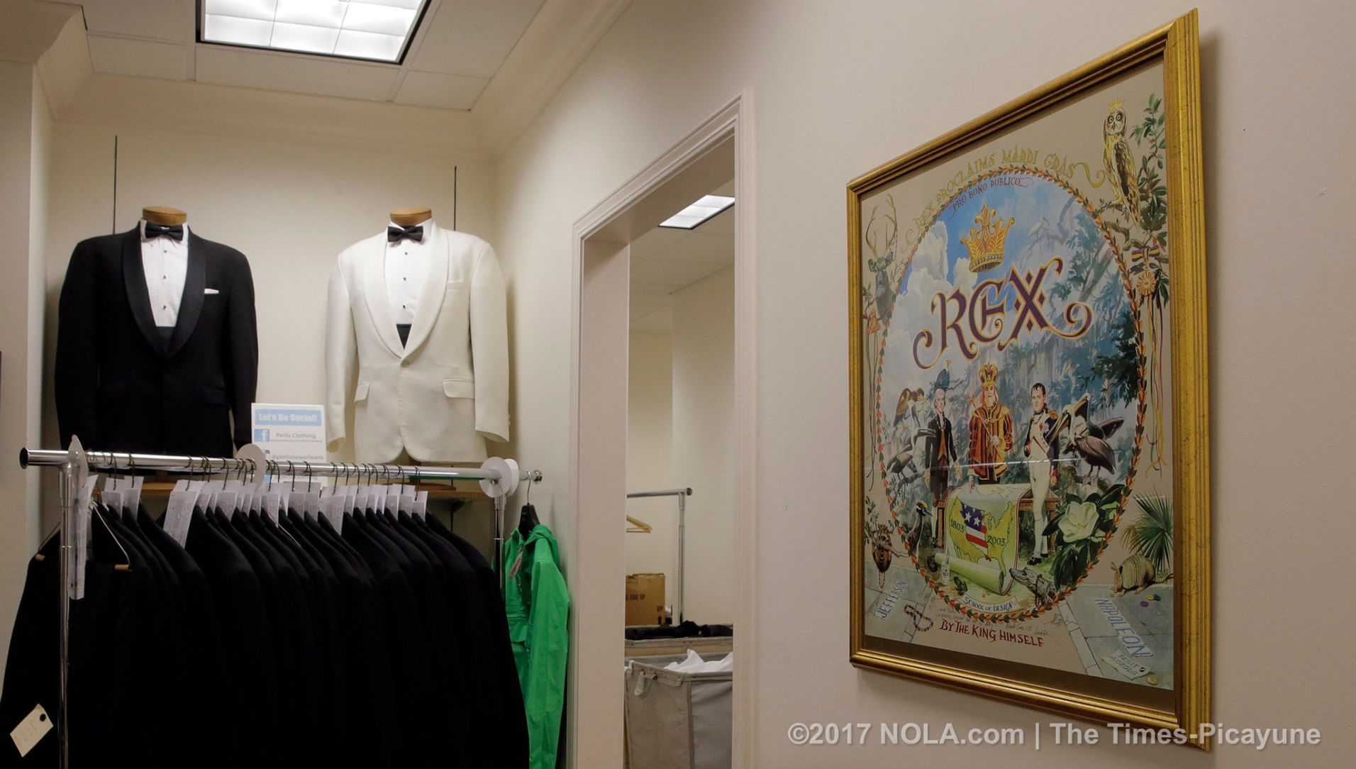 Go behind-the-scenes at Perlis, where many New Orleans men go to suit up for Carnival